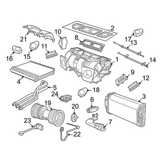 BMW OE - Air Conditioner & Heater - Evaporator & Heater Components