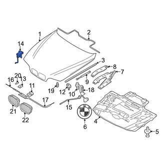 BMW OE - Hood Safety Catch