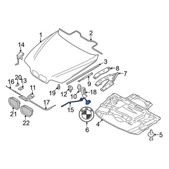 BMW OE - Front Hood Release Cable