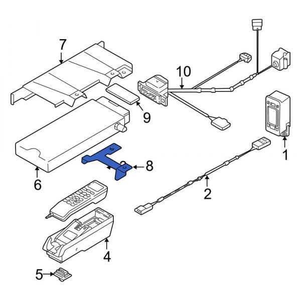 Mobile Phone Control Module Bracket