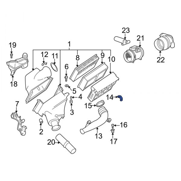 Engine Air Intake Hose Bracket