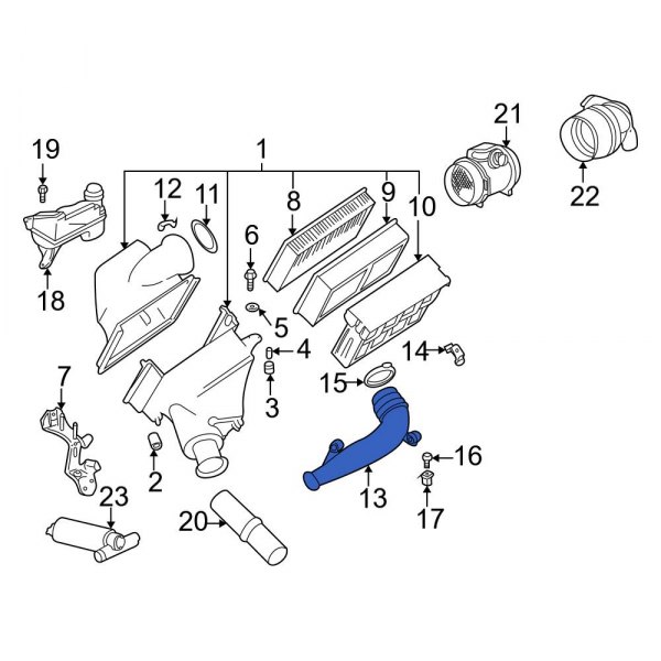 Engine Air Intake Hose