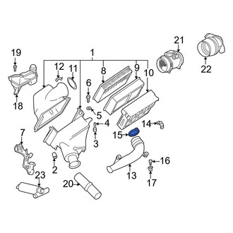 BMW OE - Lower Engine Air Intake Resonator Clamp