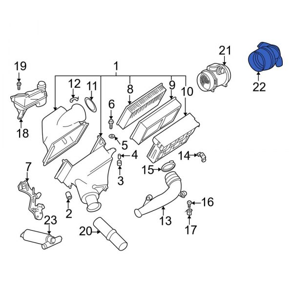 Engine Air Intake Hose