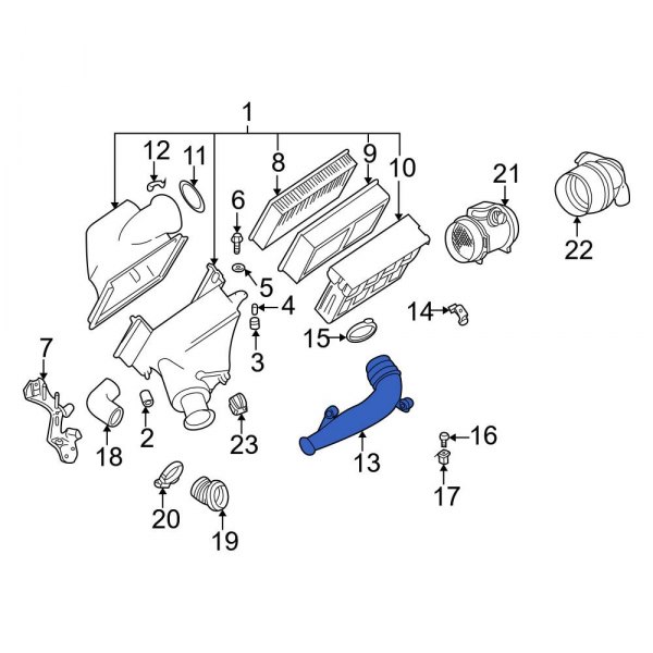 Engine Air Intake Hose