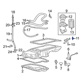 BMW OE - Engine Oil Filter Housing Insulator