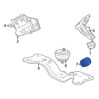 BMW OE - Transmission Crossmember Insulator
