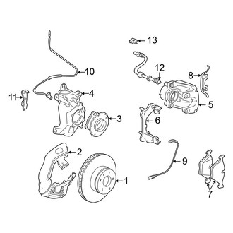 BMW OE - Front Suspension - Brake Components (Sedan)