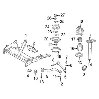 BMW OE - Front Suspension - Suspension Components (Sedan)