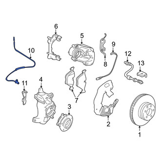 BMW OE - Rear Left ABS Wheel Speed Sensor
