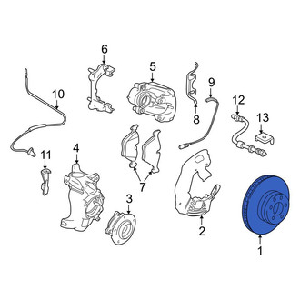 BMW OE - Front Disc Brake Rotor