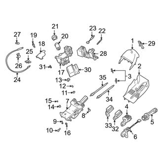 BMW OE - Steering Column - Upper Components