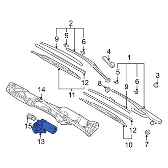 BMW OE - Wiper Motor