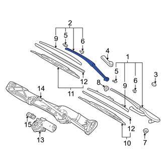 BMW OE - Front Right Wiper Arm
