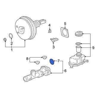 BMW OE - Brake Master Cylinder O-Ring
