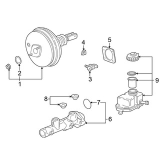 BMW OE - Cowl - Brake Components (Underhood)