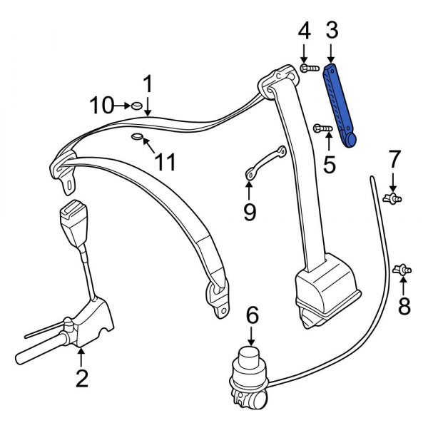 Seat Belt Height Adjuster