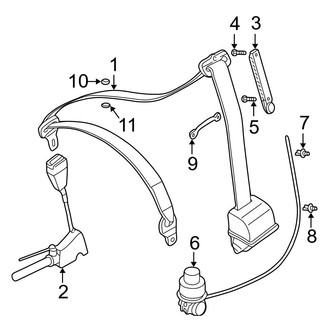 BMW OE - Restraint Systems - Front Seat Belts