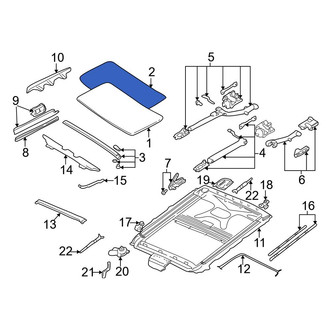 BMW OE - Sunroof Seal