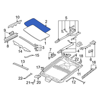 BMW OE - Sunroof Seal