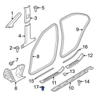 BMW OE - Rocker Panel Molding Clip