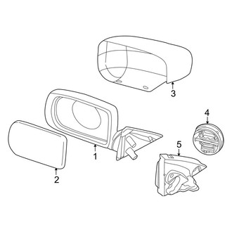 BMW OE - Front Door - Outside Mirrors