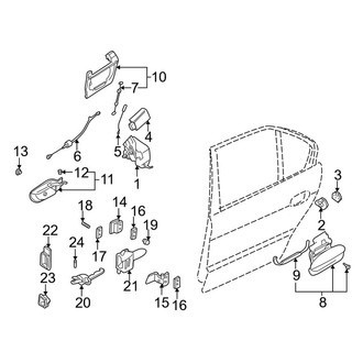 BMW OE - Rear Door - Lock & Hardware (Wagon)