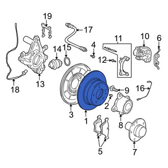 BMW OE - Rear Disc Brake Rotor