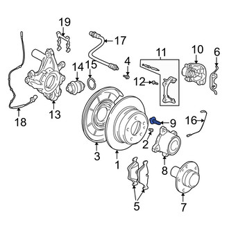 BMW OE - Wheel Bearing Bolt