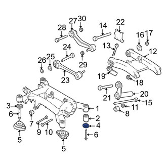 BMW OE - Suspension Control Arm Bumper Bolt