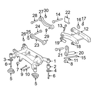 BMW OE - Rear Suspension - Suspension Components (Sedan)