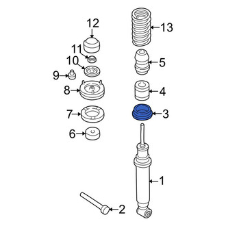 BMW OE - Rear Lower Coil Spring Insulator