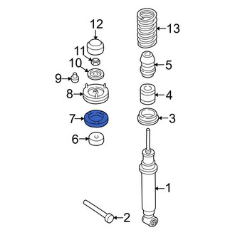 BMW OE - Rear Upper Coil Spring Insulator
