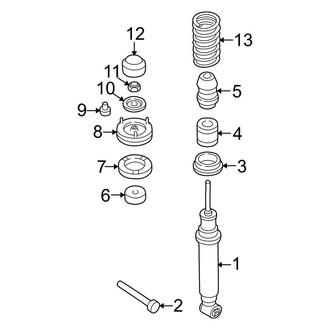 BMW OE - Rear Suspension - Struts & Components (Sedan)