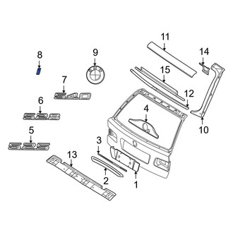 BMW OE - Rear Deck Lid Emblem