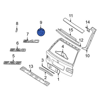 BMW OE - Rear Deck Lid Emblem
