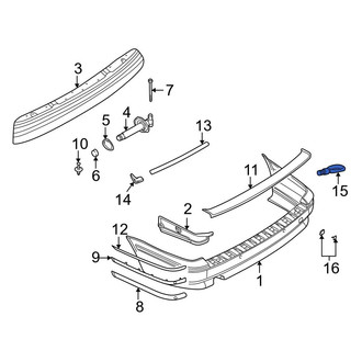BMW OE - Rear Tow Hook
