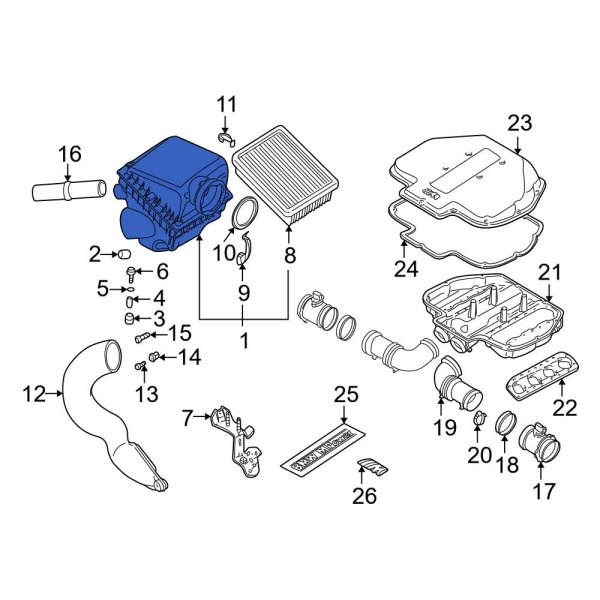 Air Filter and Housing Assembly