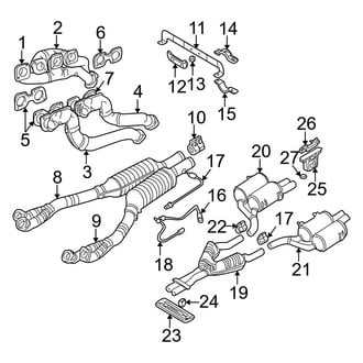 BMW OE - Exhaust System - Exhaust Components (5.0L)