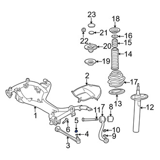 BMW OE - Suspension Ball Joint Nut & Washer