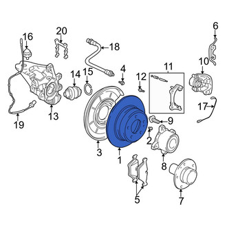 BMW OE - Rear Disc Brake Rotor