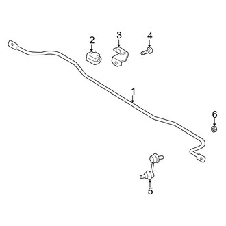 BMW OE - Rear Suspension - Stabilizer Bar & Components (Wagon)