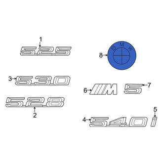 BMW OE - Rear Deck Lid Emblem