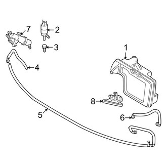 BMW OE - Front Lamps - Washer Components