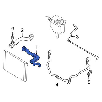 BMW OE - Upper Radiator Coolant Hose