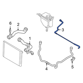 BMW OE - Engine Coolant Overflow Hose