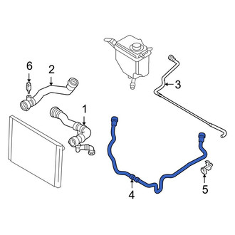 BMW OE - Upper Radiator Coolant Hose
