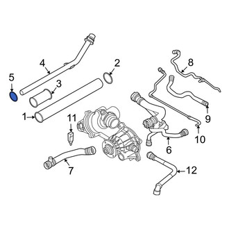 BMW OE - HVAC Heater Hose O-Ring