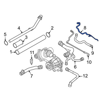 BMW OE - Engine Coolant Overflow Hose