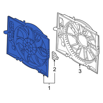 BMW OE - Engine Cooling Fan Assembly